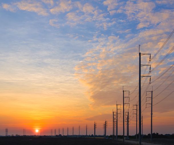 Tendido eléctrico de alta tensión